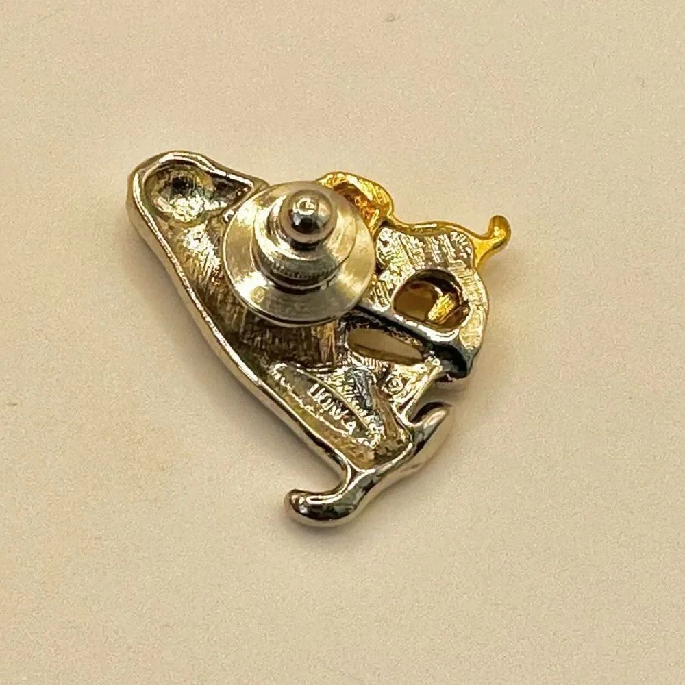 Avon “ perfect love” silver and gold tone Dalmatian and puppy brooch - Picture 5 of 6